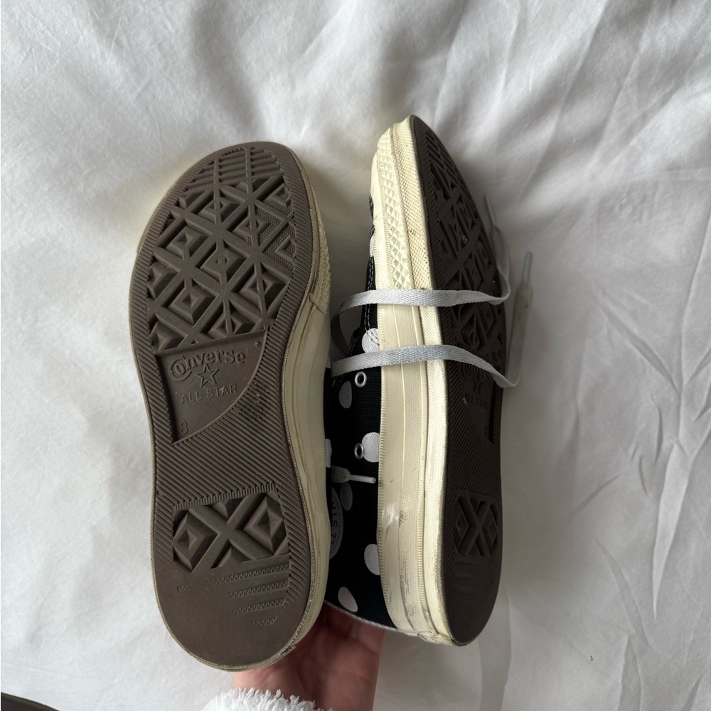 Comme Des Garçons polka dot converse high top - Picture 3 of 4
